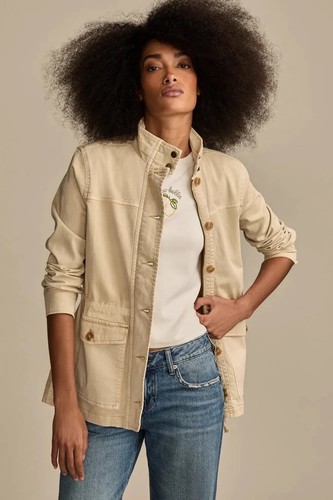 Lucky brand button zip - &,